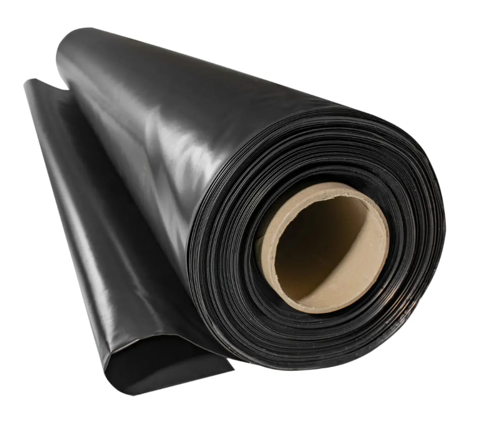 Плівка поліетиленова Мікрон напіврукав 750 мм 200мкм,50 м.п.(чорна)